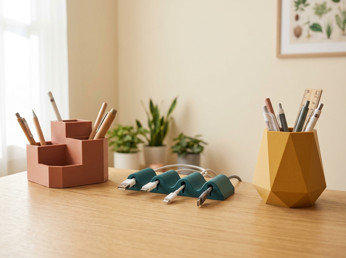 Desk Accessories — 3D printed by Karu Print Desk Accessories — 3D printed by Karu Print