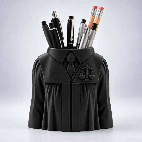 Black Judge’s Robe Pen Holder Lawyer Pen Holder