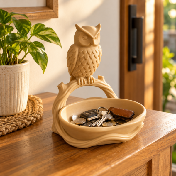 Owl Branch Catchall Bowl