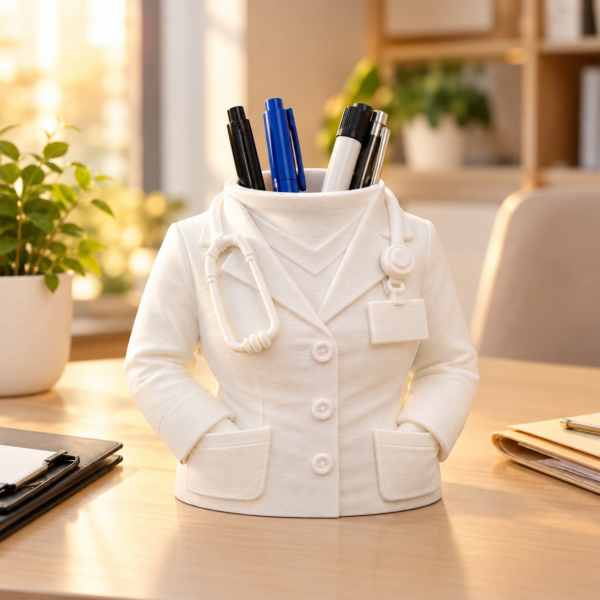 Female Doctor Pen Holder