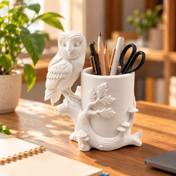 ChatGPT Image Sep 27, 2026, 12_28_21 PM Owl Tree Desk Organizer