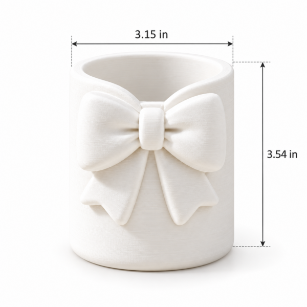 Bow Shaped Makeup Brush Holder