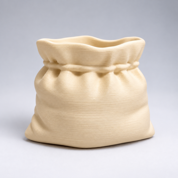 Fabric Sack Vase