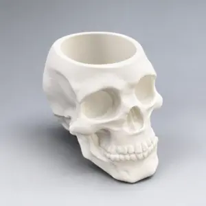 Gothic Skull Pen Holder