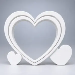 Standing Heart Photo Frame