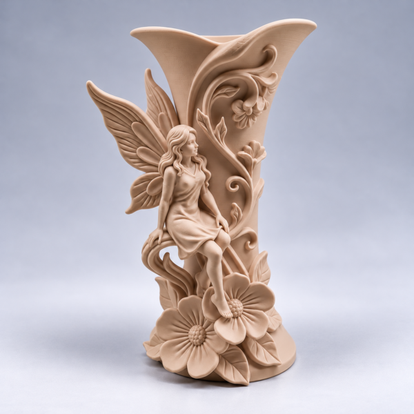 Fairy Garden Relief Vase