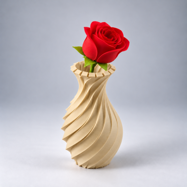 Rose Bouquet Vase (Flower Included)