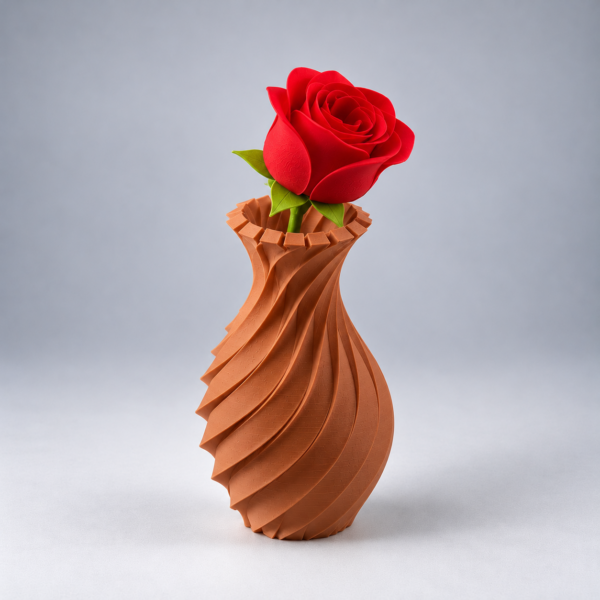 Rose Bouquet Vase (Flower Included)