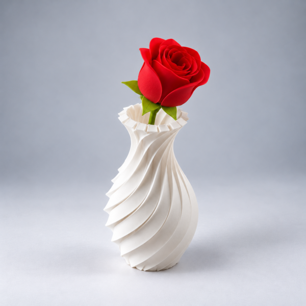 Rose Bouquet Vase (Flower Included)