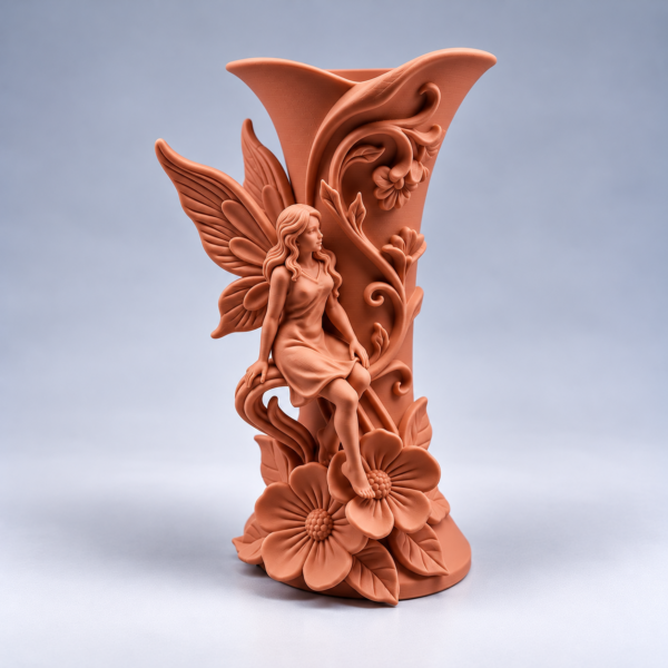 Fairy Garden Relief Vase