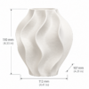 Flowing Waves Vase