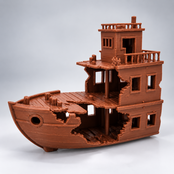 3D-Printed Shipwreck Ornament