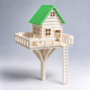 Treehouse Model with Green Roof Treehouse Model with Green Roof