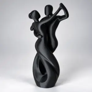 Abstract Black Dancing Couple Sculpture Dancing Couple Sculpture