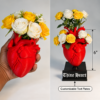 Customisable Anatomical Heart Vase Display Heart Flower Vase (Customizable Name)