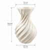 Spiral Vase Rose Bouquet