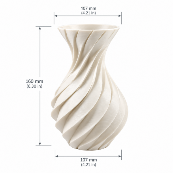 Spiral Vase Rose Bouquet