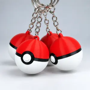 Pokeball Keychain